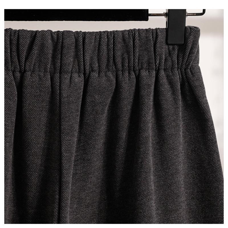DIMANAF 2025 Autumn Winter Women Plus Size Pants New Fashion Lady Long Pants Oversized Loose Bottoms Thick