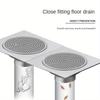 1PCS Drain Cover Bathroom Tool 304 Stainless Steel Bathroom Accessories Sink Strainer Drains Cover Floor Drain Cap Hair Filter
