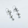 Sterling Silver Tree Branch Earrings: Dainty Handmade Dangle Jewelry
