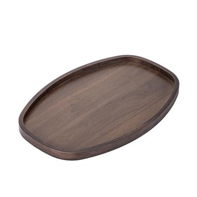 ZISIZ Walnut Wood Multi-functional Serving Tray