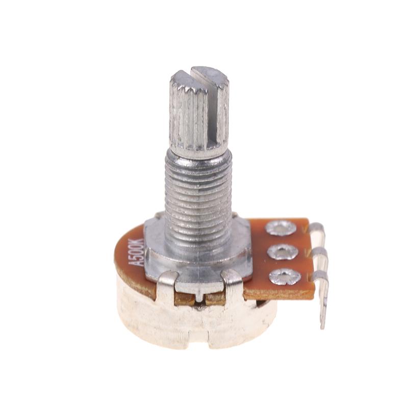 A500K B500K A250K B250K A50K B50K A25K B25K Potentiometer Splined Small Pot Electric Guitar Bass Effect Amp Tone Volume18Mm Shaft Parts