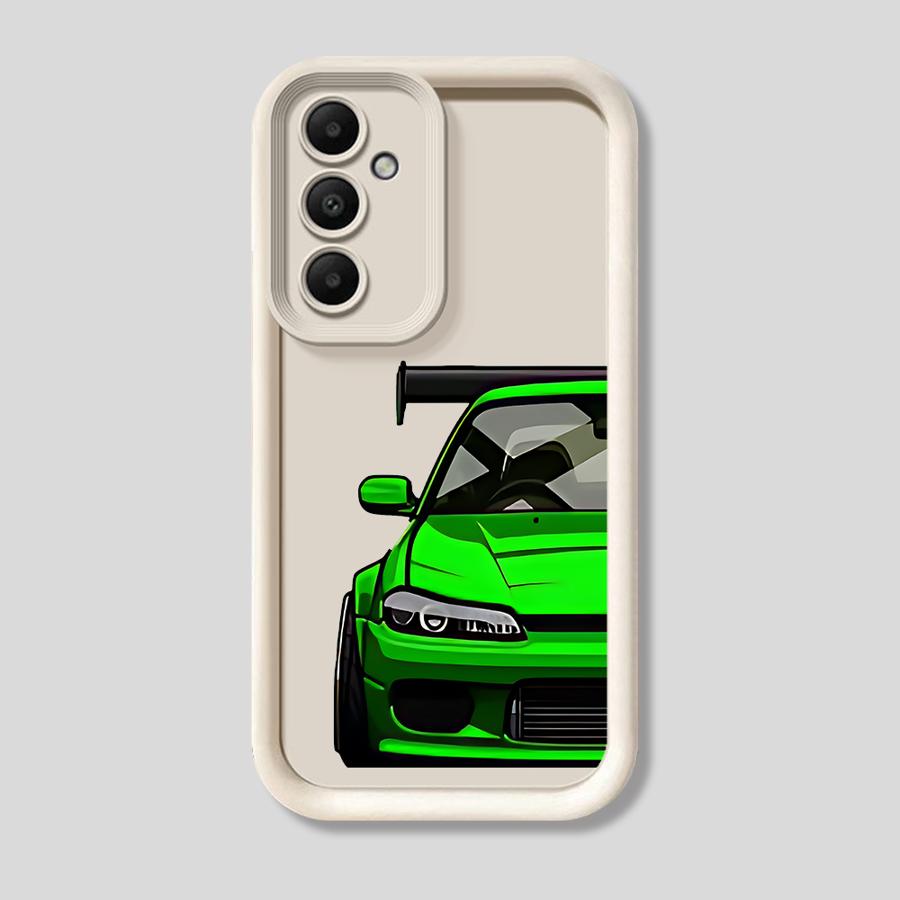 Case for Samsung Galaxy A23 A32 A34 A73 A52 A22 A24 A25 A26 A54 A21s A53 A31 Soft Cover Japan JDM Sports Cars