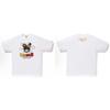 Heavyweight 260g Cotton Graphic Tee Men - Oversized Streetwear T-Shirt With Cartoon Ape Head Print Casual Wear