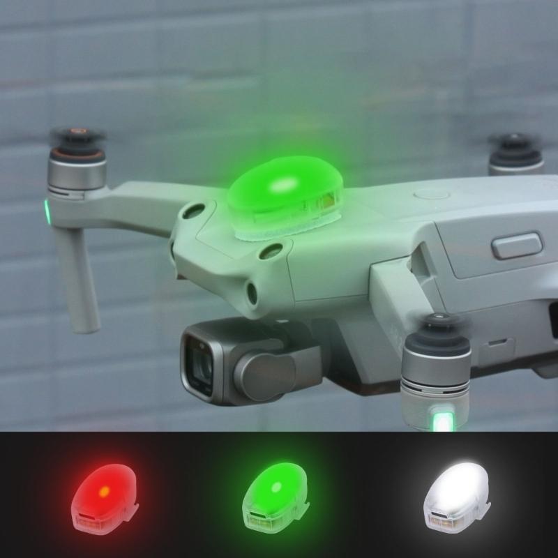 Drones Strobe Lights, Multicolor Flashing Warning Lamp for Mini2 Air 3Pro Enhances Nighttimes Flying