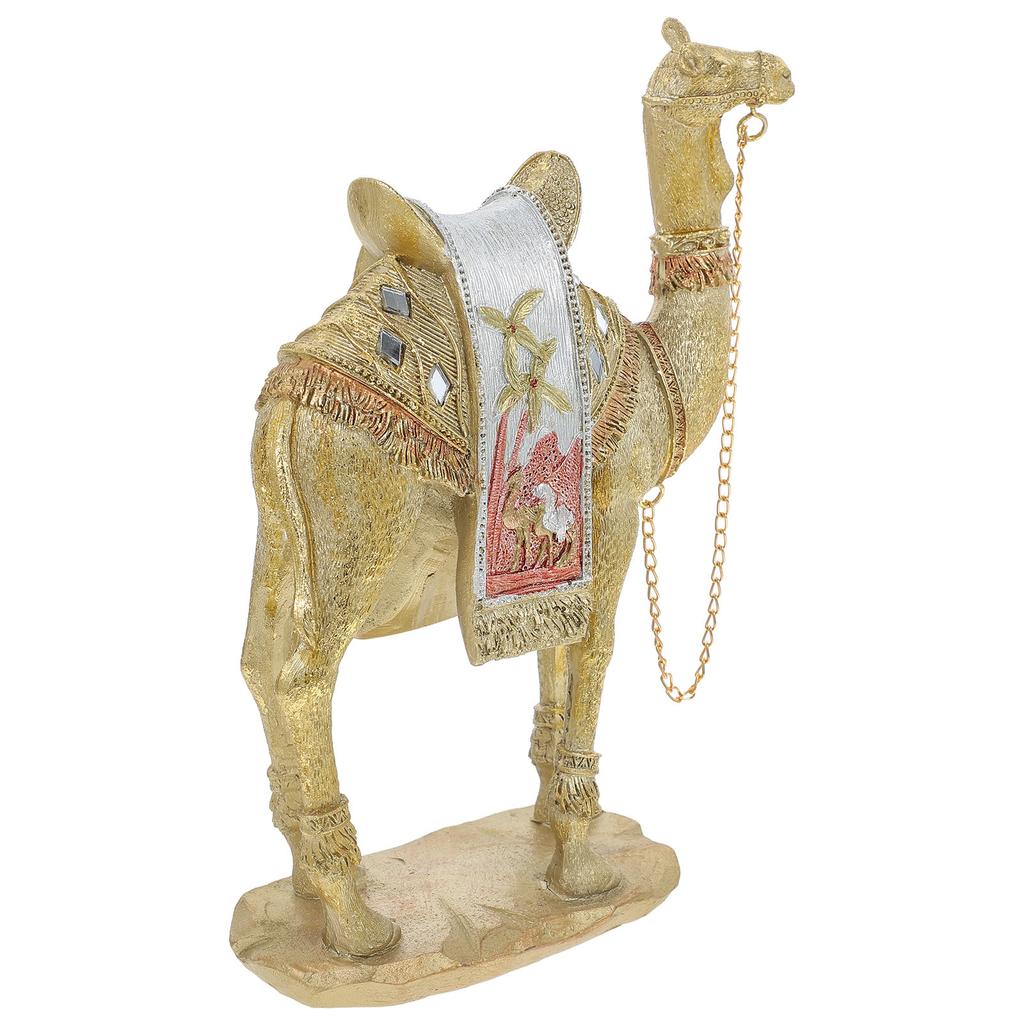 Resin Camel Statue Small Size Modern Middle East Decor for Home Living Room Tabletop Decoration Art Craft
