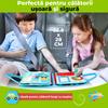 Montessori Busy Board Interaktives Sensorikspielzeug Faltbar Tragbar Aktivitätenbuch Blau Pädagogisches Reise Spielzeug zur Entwicklung der Feinmotorik