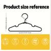 Strapazierfähige Kleiderbügel mit ergonomisch gebogenem Design | Mehrfarbige Optionen (Grau/Rosa/Grün/Weiß/Blau/Schwarz)
