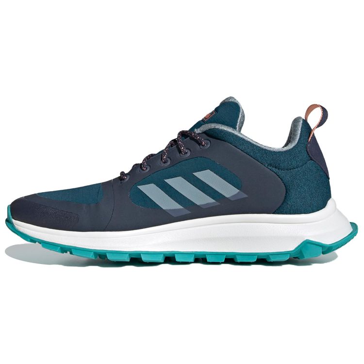 Adidas Response Trail X Non-Slip Shock Absorbing Low Top Running Shoes Women Sneakers Blue Gray EF0529