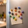 Billiard Ball Magnets 15Pcs/Set Mini Fridge Magnet, 3D Pool Memo Note Photo Holder Holder, Decorative Magnet for Whiteboard Locker Refrigerator Door