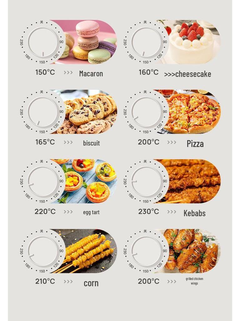 Mini Four Électrique Multifonctionnel 12L pour Usage Domestique