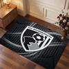 Bournemouth Football Print Crystal Velvet Rug, Comfortable Water Absorbent Non Slip Indoor Floor Carpet