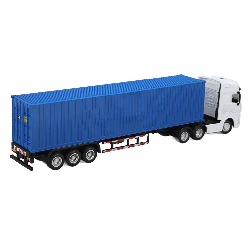 1:50 Scale Container Truck Stimulation Detachable Long Hauler Tractor Trailer for Indoor Blue
