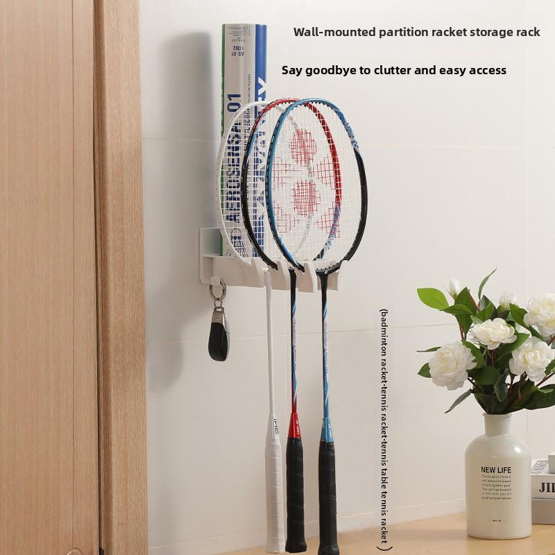 Racket Storage Rack Hanger Easy To Take Away No Punching Door Hanger Tennis Racket Table Tennis Racket Hanger