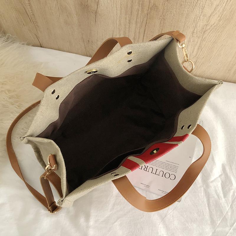 SCIONE Женский портативный портфель в полоску — фото 6