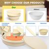Innovative Silicone Banneton for Dough Proofing and Baking Sourdough Fermentation Bowl Professional Bread Bakeware