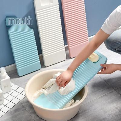Durable Non-slip Washboard with Soap Dish - Thick Design for Home & Dorm Use