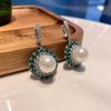 Live Streaming New Emerald Australian Pearl Earrings Rings Necklaces Fairy Style Women's Fashion