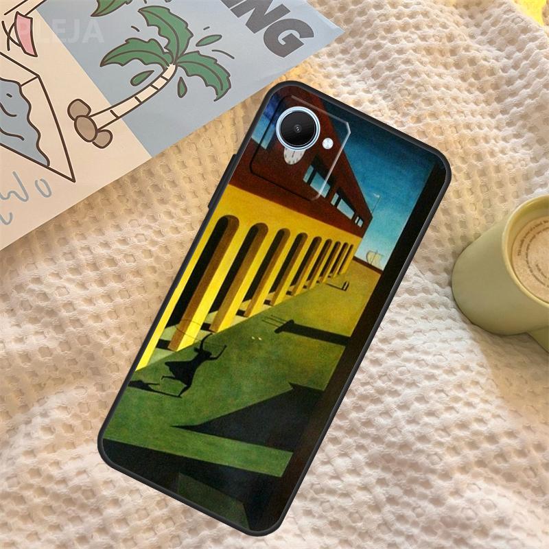 Giorgio De Chirico Art Case For Realme 15 11 12 13 14 Pro Plus C65 C67 C71 C63 C61 C55 C51 C53 C35 C75 GT6 GT7 Pro