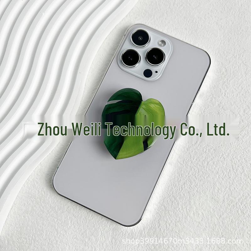 Tropical Rare Plant Leaves Foldable Multifunction Phone Stand