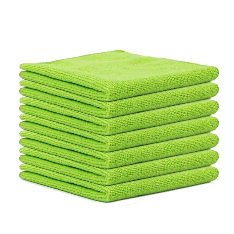 20PCS Magic Dishcloth Microfiber Towel Cleaning Cloths Kitchen Dish Pot Washing Cloth Towels Car Wash Rags for Kitchen 20x20cm