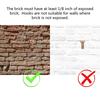 Versatile Brick Hangers for Outdoor Decorations Secure Hold Without Drilling Fits Standard Brick Set of 12 Pack