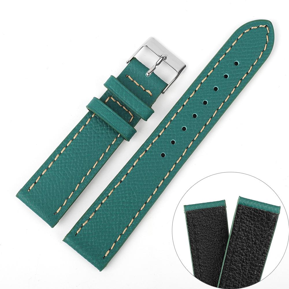 Genuine Leather Watch Straps 20mm 22mm Handmade Palm Pattern  Wristband Belt Watchband Quick Release Watch Band for Men Women