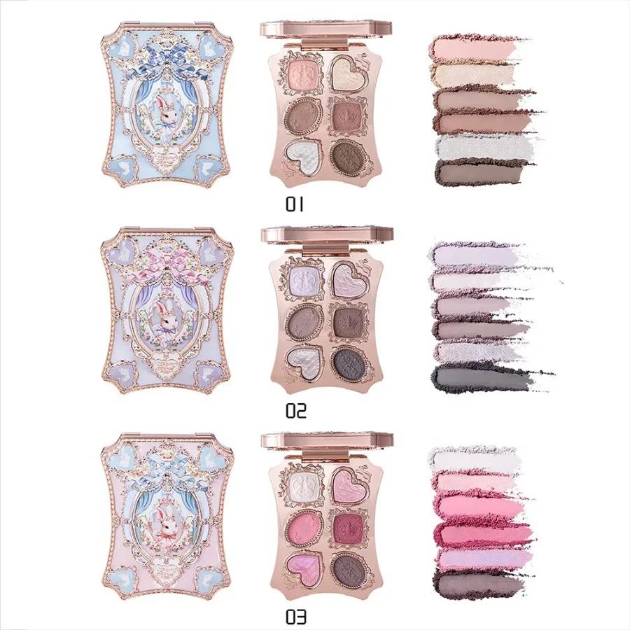 Flowerknows Garden Collection Lip Cream Blush Air Cushion CC Cream Liquid Foundation Eye Shadows Palette Makeup Set 10pcs