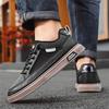 2025 spring and summer men's new trend versatile simple daily leisure comfortable round head fashion men's board shoes