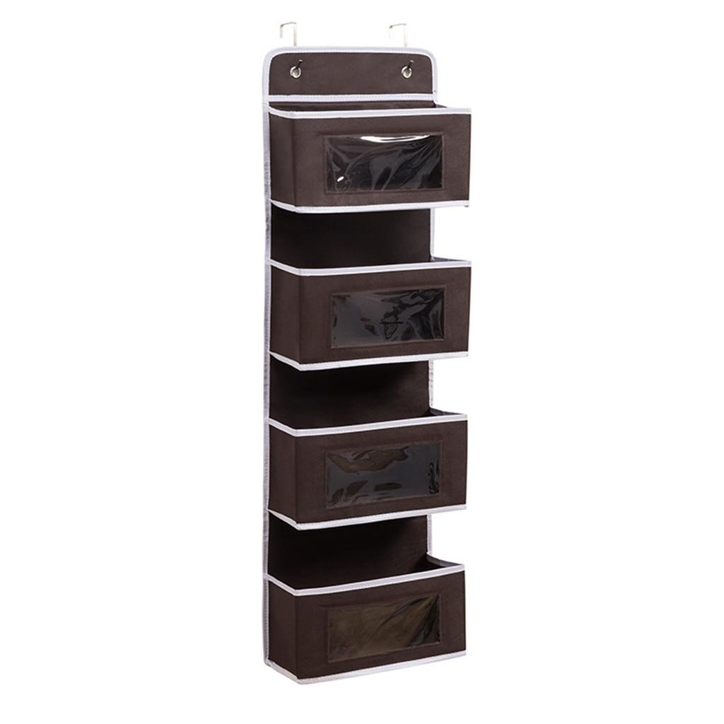 1pc, Door Mounted Storage Rack, Wall Mounted Fabric Storage Room Storage Space Suitable For Storage In Cabinets, Bathrooms