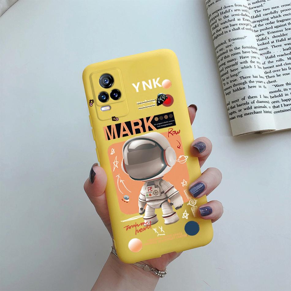 Para Funda Vivo V21e 2021 Gato Flor Suave TPU Fundas de Teléfono Para Vivo V21 V 21 V 21e 4G 5G V2061 V2066 V2108 V2050 Cubierta Trasera Fundas