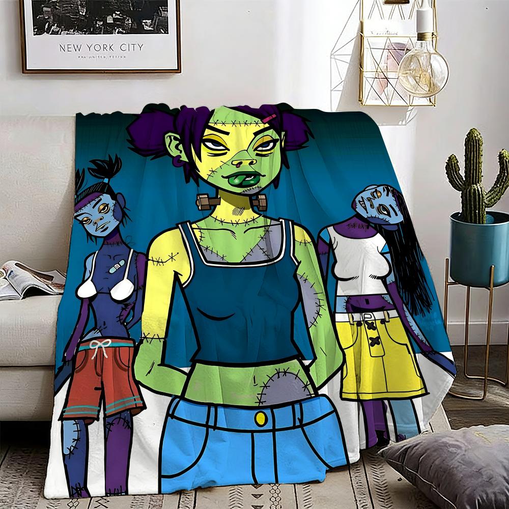 Mindless Self Indulgence Band Throw Lightweight 240g Flannel Blanket Soft Skin-friendly for Summer Cooling 75X95CM