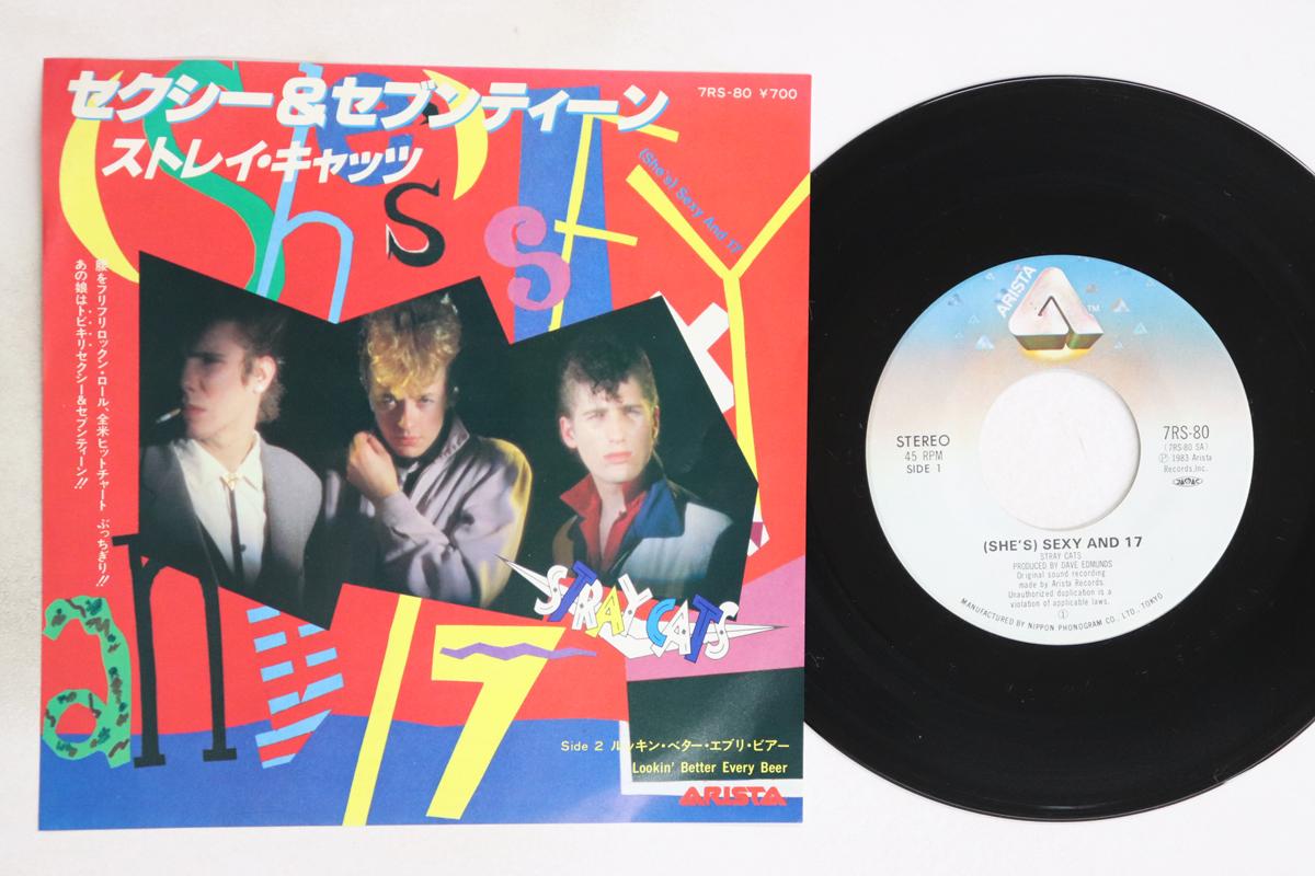

7inch Record STRAY CATS - (She s) Sexy And 17 7RS80 ARISTA 1983 Japan Rock Used