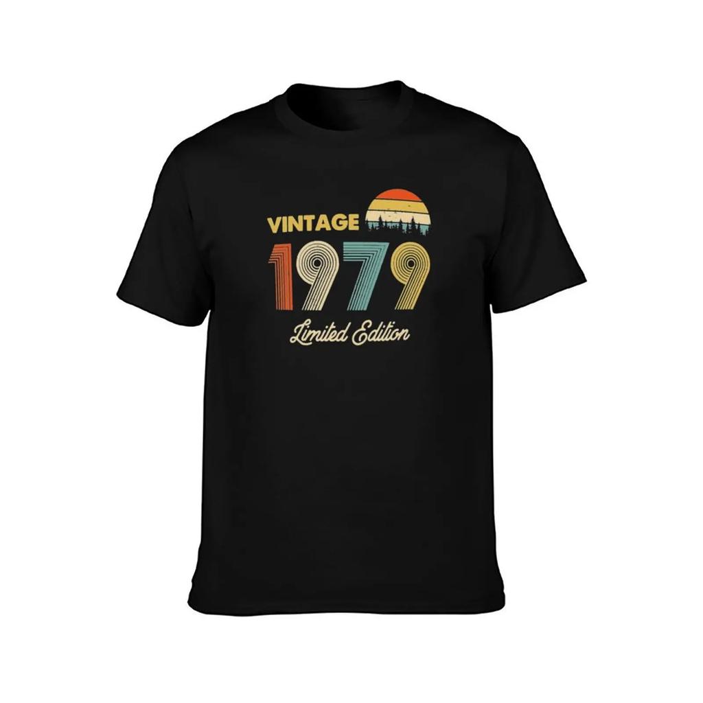 Made In 1979 Vintage 1979 Birthday T-Shirt Aesthetic Clothing Baggy Shirts Graphic T Shirts Anime Figures Men T Shirts