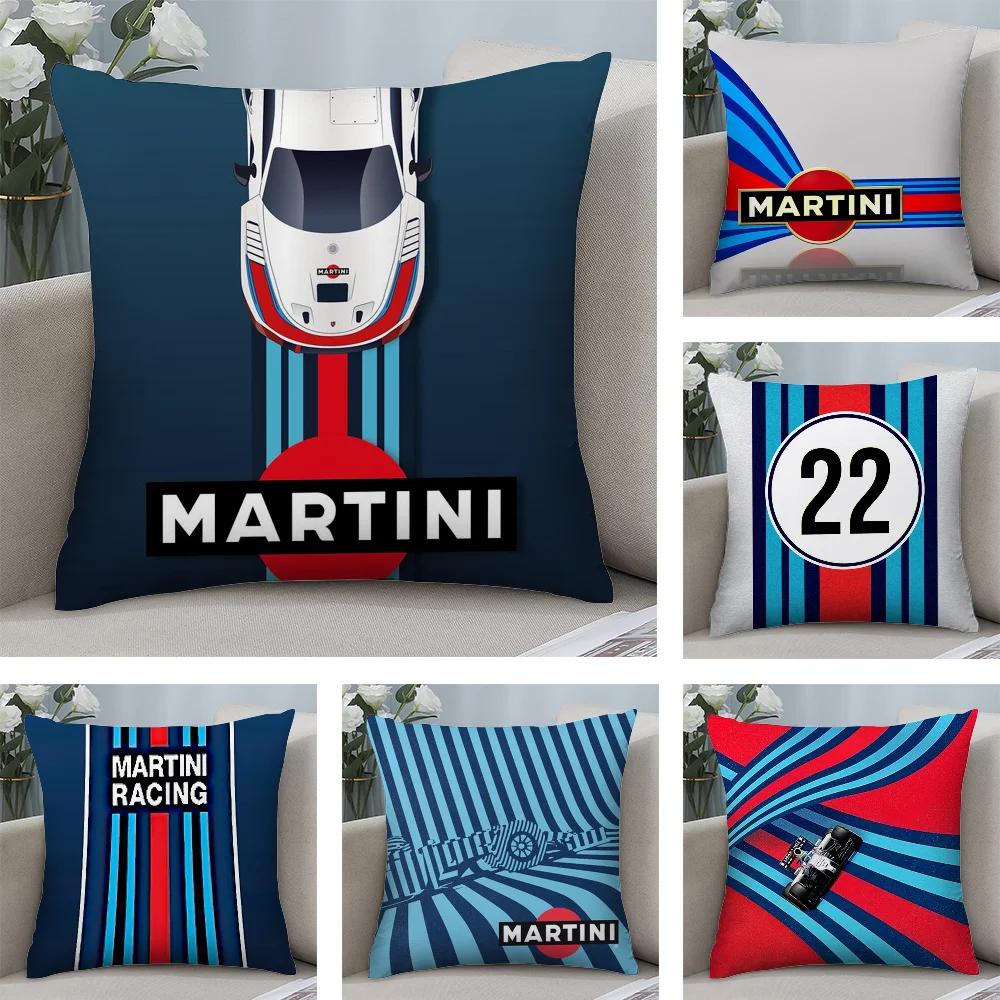 Car Cool M-Martinies Pillow Case Plush Fabric Soft Double Sided Print Sofa Cushion Cover Throw Pillow Covers