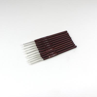 Agulha de crochê 5 peças, caneta, regra de crochê, renda, linha fina, ferramenta de tricô, pequeno e fino