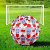 England Football Crest Soccer Ball Size 5 Soccer Ball, Machine-stitched, Soft and Comfortable, Suitable for Training and Matches Fan Gift