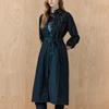 MAXZA Out-Pocket Belted Trench Shirt Dress