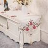 European Embroidery Hollow Table Flag Pastoral Embroidery Fabric Spring Flower Tv Cabinet Coffee Table Tablecloth