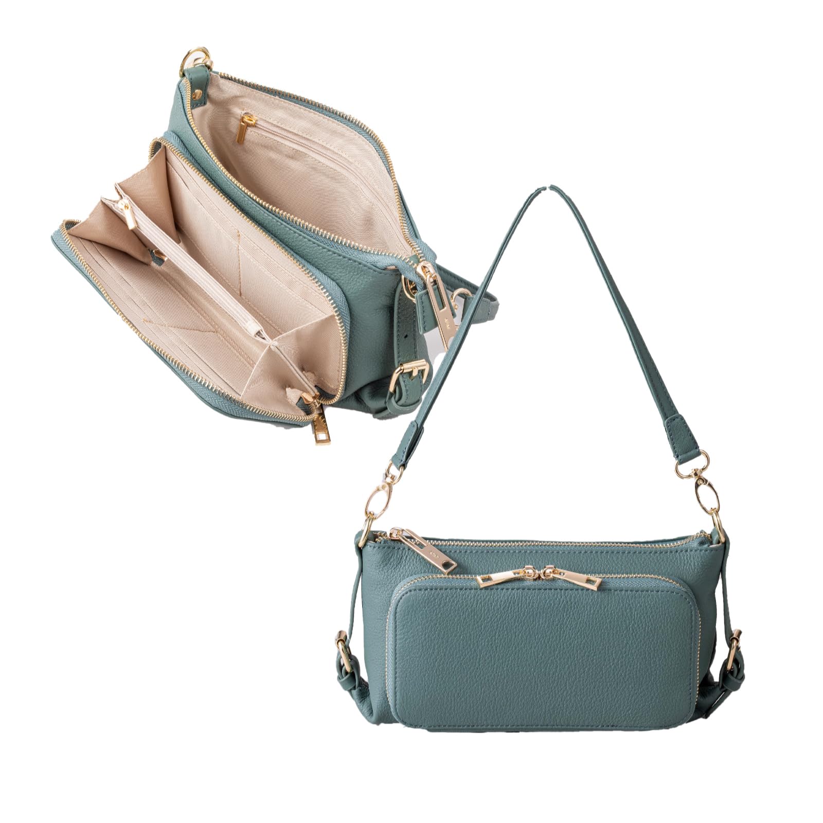 

BAG с Imai Bag QUAY кошелек сумка из натуральной кожи сумка через плечо кожаная сумка женский кошелек почетный 44460NN мятный [IMAI 1977] мятный