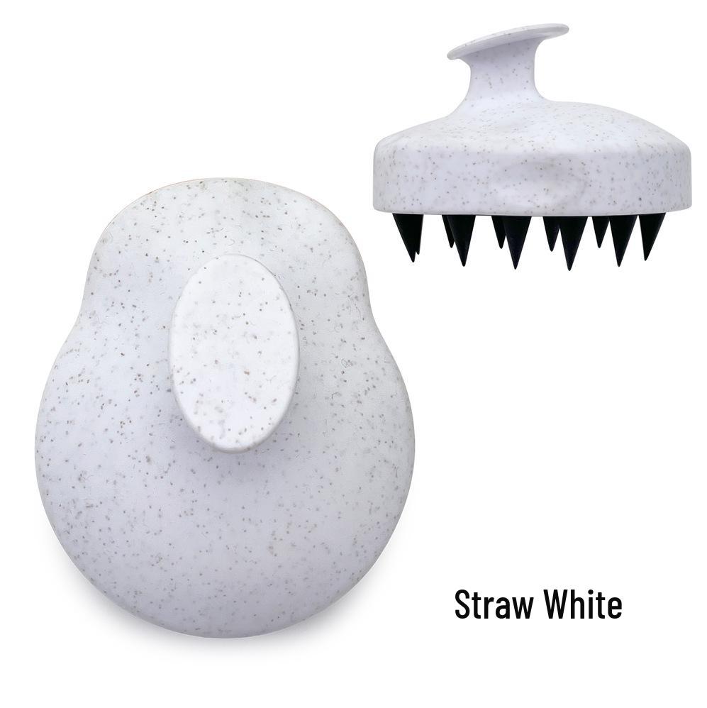 Wheat Straw Morandi Silicone Scalp Massage Brush