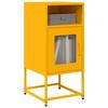 VidaXL Table de chevet jaune moutarde 36x39x78 cm acier laminé à froid, table d'appoint, armoire de lit, table d'appoint 853413