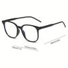 Square Frame Clear Lens Glasses Minimalist Fashion Decorative Glasses Computer Spectacles For Women Men