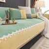 Corduroy Sofa Cover Four Seasons Universal Living Room Non-Slip Sofa Cushion Cover Velvet Full Cover Furniture Protection Cover