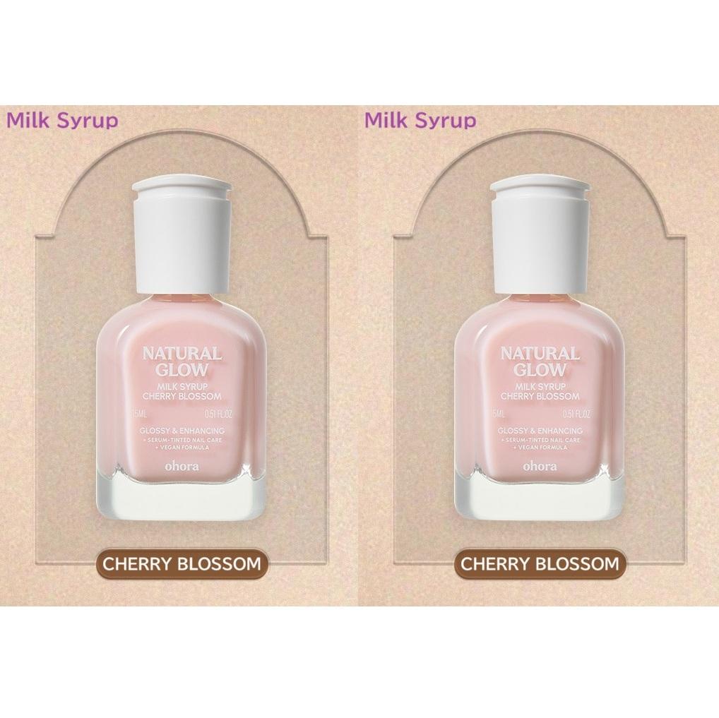 OHORA Sada posilovače nehtů Sirup Posilující péče o nehty Lesk 10 ml x2 (10 X 10)