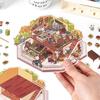 Infeel.Me 3D Cottage Journal Stickers - Today's Business Vol. 3 Miniature Scenery