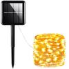 LED String 100 LED 12m 2700K Warm 6 Lighting Waterproof Garden Lights Solar-powered Lights, Bulbs, Length, White, Modes,