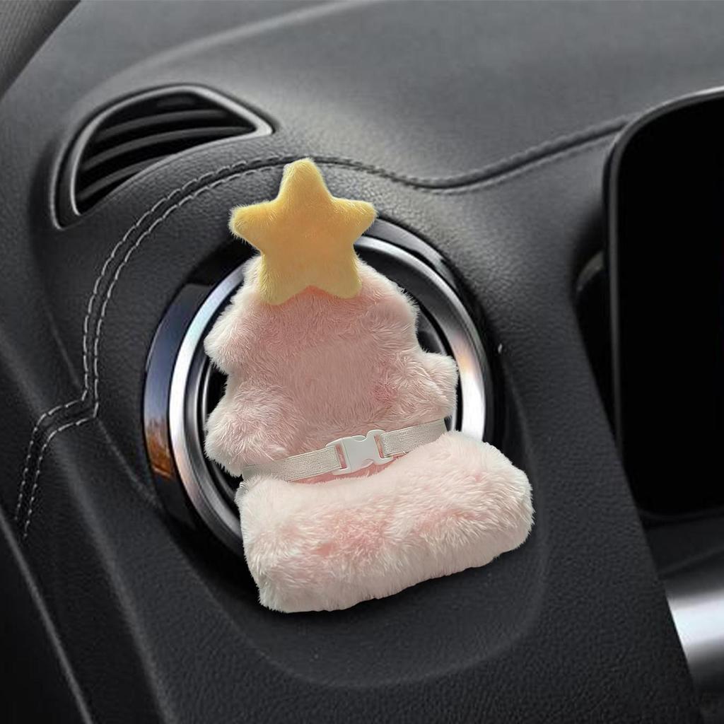 Car Vent Clips Cute Christmas Cute Automotive Decor Christmas Tree Doll Sofa Car Air Vent Clips For Vehicle Truck SUV Driver