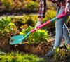 KADAX Spade Shovel Sharp Ladies 115cm Metal Garden Handle Ergo