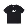 Baumwolle Kurzarm Sommer Freizeit Mehrfarbig Tops Schwarz und Weiß T-Shirt Locker Dünn Innen Das Unterhemd Herren und Damen Kurzarm Tops
