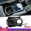 For Honda Civic 2016-2021 Carbon Fiber Interior Console Storage Box Trim W/ USB